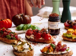 Gewurzhaus Bruschetta poster focus edit uai